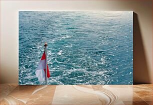 Πίνακας, Sailing through the Sea Πλέοντας μέσα στη θάλασσα