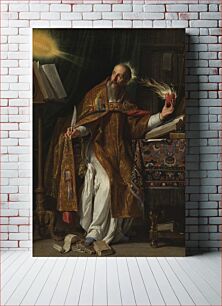 Πίνακας, Saint Augustine by Philippe de Champaigne