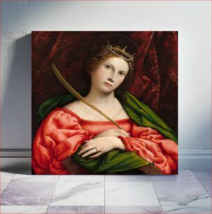 Πίνακας, Saint Catherine (1522) by Lorenzo Lotto