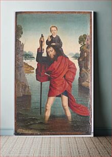 Πίνακας, Saint Christopher and the Infant Christ, follower of Dieric Bouts