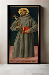 Πίνακας, Saint Francis of Assisi by Antoniazzo Romano (Antonio di Benedetto Aquilio)