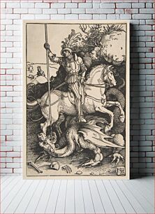 Πίνακας, Saint George and the Dragon by Albrecht D?rer