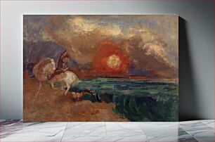 Πίνακας, Saint George and the Dragon (Saint Georges et le dragon) (1909—1910) by Odilon Redon