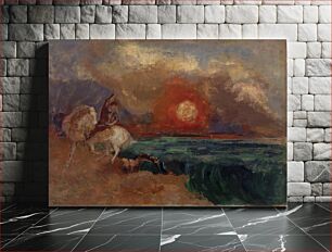 Πίνακας, Saint George and the Dragon (Saint Georges et le dragon) by Odilon Redon