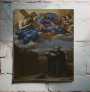 Πίνακας, Saint Ignatius of Loyola's Vision of Christ and God the Father at La Storta by Domenichino Zampieri