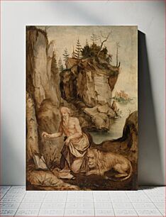Πίνακας, Saint Jerome and the Lion by Albrecht Dürer