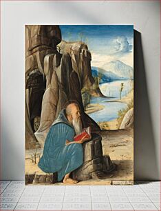 Πίνακας, Saint Jerome Reading (ca. 1476) by Alvise Vivarini