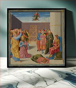 Πίνακας, Saint Peter and Simon Magus by Benozzo Gozzoli (Benozzo di Lese di Sandro)