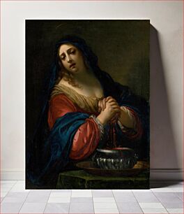 Πίνακας, Saint praxedis by Simone Pignoni