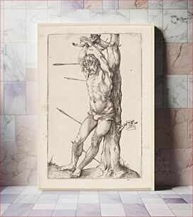 Πίνακας, Saint Sebastian, tied to a tree by Albrecht Dürer