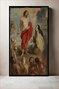 Πίνακας, Saint Teresa of Ávila Interceding for Souls in Purgatory, workshop of Peter Paul Rubens