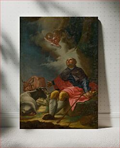 Πίνακας, Saint wendelin, Johann Lucas Kracker