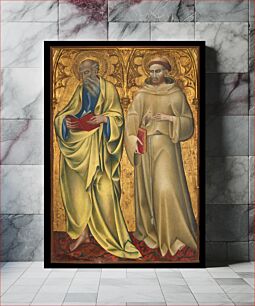 Πίνακας, Saints Matthew and Francis by Giovanni di Paolo (Giovanni di Paolo di Grazia)