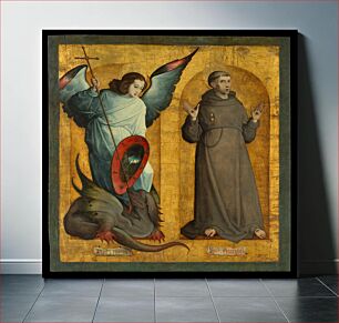 Πίνακας, Saints Michael and Francis by Juan de Flandes