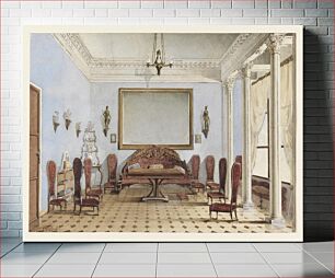 Πίνακας, Salon Interior by A. Redkovsky