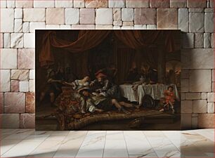 Πίνακας, Samson and Delilah by Jan Havicksz Steen