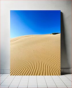 Πίνακας, Sand Dunes Under Clear Blue Sky Αμμόλοφοι κάτω από τον καταγάλανο ουρανό