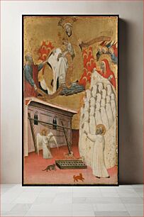 Πίνακας, Santa Francesca Romana Clothed by the Virgin attributed to Antonio del Massaro da Viterbo
