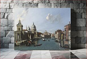 Πίνακας, Santa maria della salute and canal grande, venice, 1700 - 1799, Canaletto