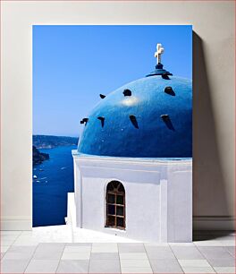 Πίνακας, Santorini Blue Dome Σαντορίνη Blue Dome