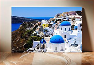 Πίνακας, Santorini Cliffside Houses Σαντορίνη Cliffside Houses