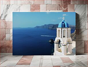 Πίνακας, Santorini Coastal View Θέα στη Σαντορίνη