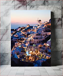 Πίνακας, Santorini Dusk Σαντορίνη Σούρουπο