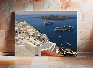 Πίνακας, Santorini Seaside View Θέα στη Σαντορίνη