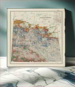 Πίνακας, Saskatchewan : map showing disposition of lands
