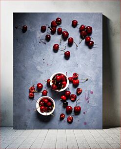 Πίνακας, Scattered Cherries Σκόρπια κεράσια
