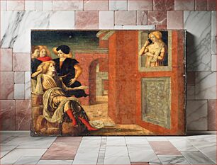 Πίνακας, Scene from a Novella by Liberale da Verona