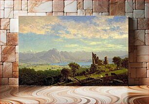 Πίνακας, Scene in the Tyrol, Albert Bierstadt
