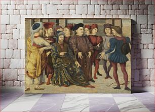 Πίνακας, Scene of Judgement, from a cassone panel, Shooting at Father's Corpse by Marco Zoppo