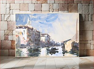 Πίνακας, Scene on the Grand Canal, Venice by Hercules Brabazon Brabazon