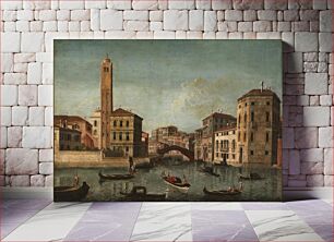 Πίνακας, Scene on the Grand Canal, Venice, Smithsonian American Art Museum, Bequest of Mabel Johnson Langhorne