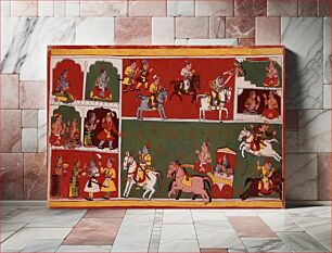 Πίνακας, Scenes From Krishna's Life, Folio from a Bhagavata Purana (Ancient Stories of the Lord)