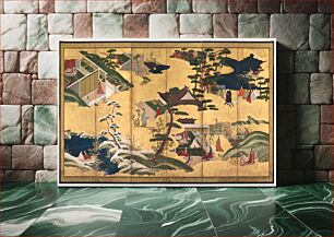 Πίνακας, Scenes from the Tale of Genji