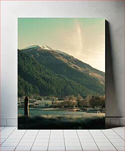 Πίνακας, Scenic Mountain and River View Γραφική θέα στο βουνό και στο ποτάμι