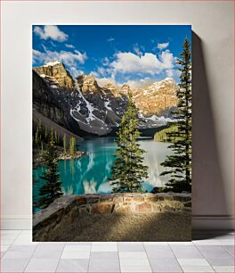Πίνακας, Scenic Mountain Lake Γραφική ορεινή λίμνη