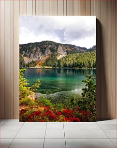 Πίνακας, Scenic Mountain Lake Γραφική ορεινή λίμνη