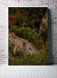 Πίνακας, Scenic Mountain Road in Autumn Γραφικός ορεινός δρόμος το φθινόπωρο