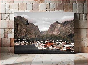 Πίνακας, Scenic Mountain Village Γραφικό ορεινό χωριό
