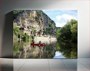 Πίνακας, Scenic River Canoeing Γραφικό κανό στον ποταμό