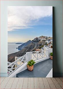 Πίνακας, Scenic View of Cliffside Architecture Γραφική θέα της Αρχιτεκτονικής Cliffside