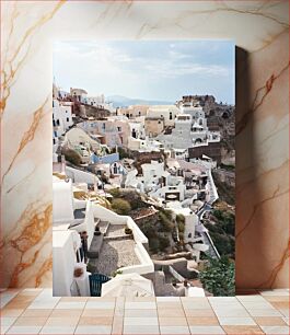 Πίνακας, Scenic View of Santorini Γραφική θέα της Σαντορίνης