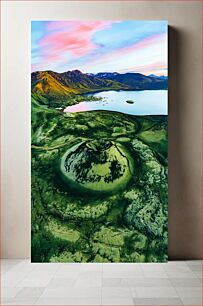 Πίνακας, Scenic Volcanic Landscape Γραφικό ηφαιστειακό τοπίο