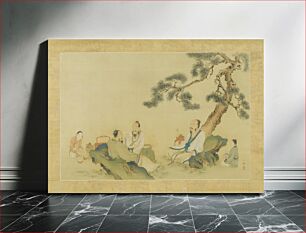 Πίνακας, Scholars Enjoying Tea by Nakabayashi Chikkei