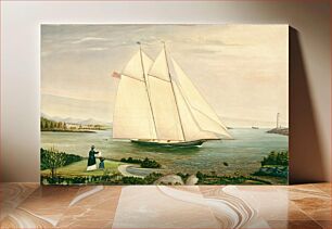 Πίνακας, Schooner (19th century) by American 19th Century