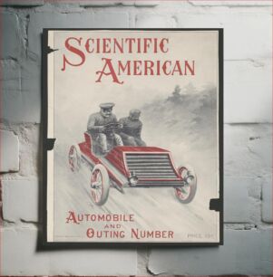 Πίνακας, Scientific American - automobile and outing number, price 10 cents