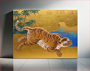Πίνακας, Screen from the Honmaru Palace of Nagoya Castle (2012), Japanese tiger illustration